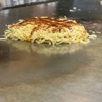 The vegetarian version of the sauce pulled fresh from the fridge for me. at Hassei in Hiroshima