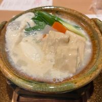 Soy milk hot pot at Minokichi in Yokohama
