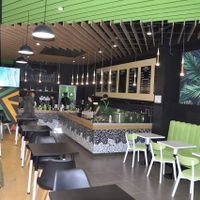 The cafe at PokeBowl  in Kyiv