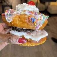 Izzy Piggy vegan special   at Strange Donuts in Maplewood