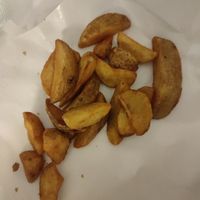 Fries ordered to go at Mel Vegan Fast Food in Tenerife