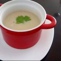 Delicious vegan soups at Nativos in Iquique