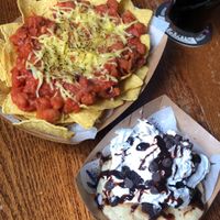 Vegan Chilli Nachos & Pancakes (MUST TRY) at The Blue Bell in Conwy