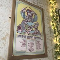 IOW Festival poster   at The Blue Bell in Conwy