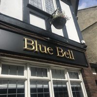 Main sign   at The Blue Bell in Conwy
