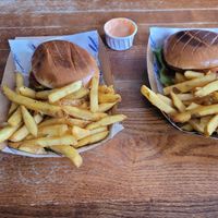 Rage Against The Mac-hine with 'This Isn't Bacon Rashers' and the 'Lynyrd Skynard' Burgers with Side of Spicy Mayo at The Blue Bell in Conwy