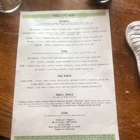 Menu  at The Blue Bell in Conwy