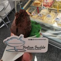 Vegan Chocolate and Mint Choc Chip at Italian Freddo in Albufeira