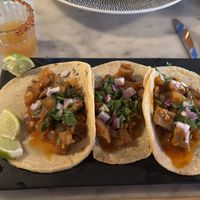 Mushroom birra tacos  at Espíritu in New Orleans
