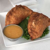 Samosas at Ananda Fuara in San Francisco