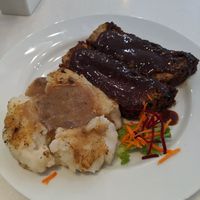 Vegan Neatloaf dinner at Ananda Fuara in San Francisco