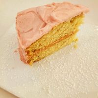 Cardamom Rose Cake at Ananda Fuara in San Francisco