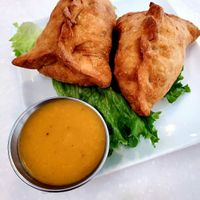 Samosa at Ananda Fuara in San Francisco