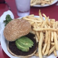 Impossible burger  at The Corner Cafe in Visalia