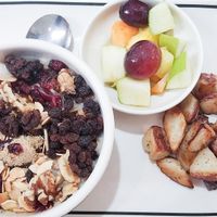 Breakfast options at The Corner Cafe in Visalia