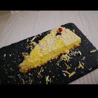 Lemon tart at La JunGla in Valencia