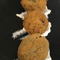 Sea croquettes and mushroom croquette at La JunGla in Valencia