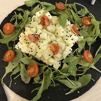 Apple and celery tarte at La JunGla in Valencia