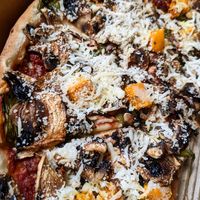 Vegan veggie patch pizza at La Porchetta in Braybrook