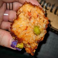 Arancini balls at La Porchetta in Braybrook