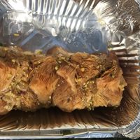 Pistachio pastry  at Rose's Bakery in Corfu