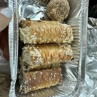 Back for more!  at Rose's Bakery in Corfu