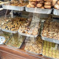 A sample of the selection on offer    at Rose's Bakery in Corfu