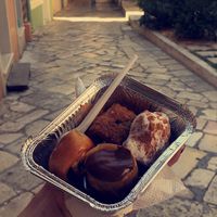 sooo delicious  at Rose's Bakery in Corfu