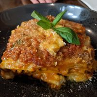Vegan lasagna at Il Caminetto in Moonee Ponds