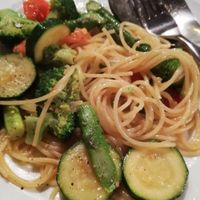 Asked to make olive oil base vegan pasta at Grano e Acqua in Hakodate