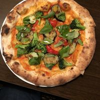 Vegan pizza (Oct. 1, 2019) at Grano e Acqua in Hakodate