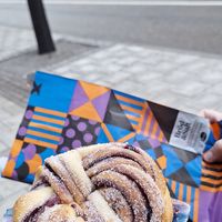 Blueberry roll at Bröd & Salt - Sveavägen in Stockholm