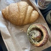 Croissant and cardamom & pumpkin bun   at ARN - RC Chocolat - T5 in Stockholm