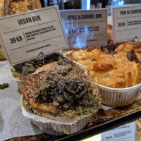 vegan bun with pumpkin seeds at ARN - RC Chocolat - T5 in Stockholm