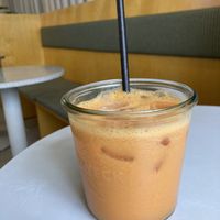 Carrot juice  at GRØD in Aarhus