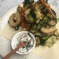 Calamari fritti with Mayo  at Spritz in Antwerpen
