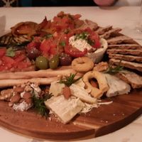 Vegan cheese table at Spritz in Antwerpen