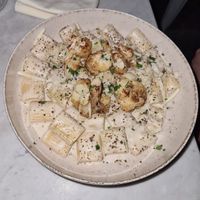 Cacio e pepe (mac & cheese) at Spritz in Antwerpen