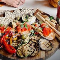 Antipasti plate at Spritz in Antwerpen