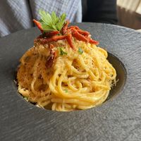 Spaghetti alla Carbonaraa  at Spritz in Antwerpen