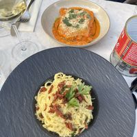De carbonara en cannelloni  at Spritz in Antwerpen