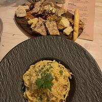 Carbonara en kaasplank  at Spritz in Antwerpen