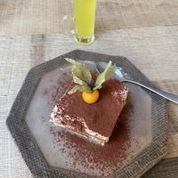 Tiramisu and limoncello   at Spritz in Antwerpen