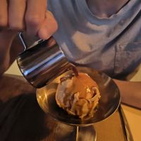 Gelato nocciola affogato al caffè at Spritz in Antwerpen