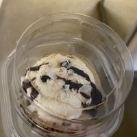 Coconut cupcake/ vegan and GF (amazing!)  at Root 11  in Bloomsburg