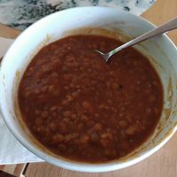 Afrikanische Linsensuppe at Koschis in Pirna