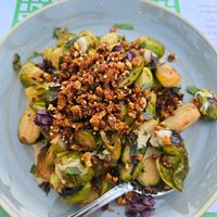 Brussel Sprout side dish - delicious! (Gf) at Flora Farms in San Jose Del Cabo