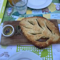 Focaccia bread. Yum!  at Flora Farms in San Jose Del Cabo