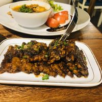 Marinated tempeh at Blue in Penang