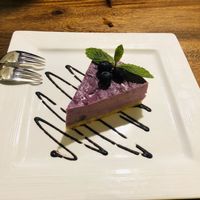 Blueberry cheesecake at Blue in Penang